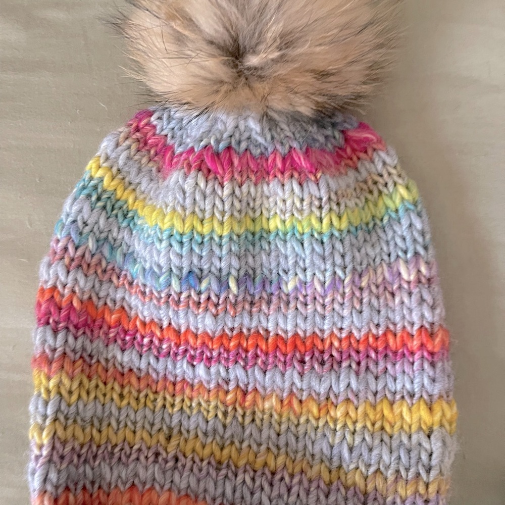 Hand knit slouch hat and neck/shoulder set…paid $130 on ETSY last winter.